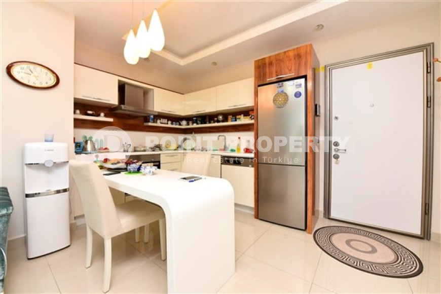 Stylish and compact 1+1 apartment with glazed balcony, 70 m2 in Mahmutlar, Alanya-id-2673-photo-4
