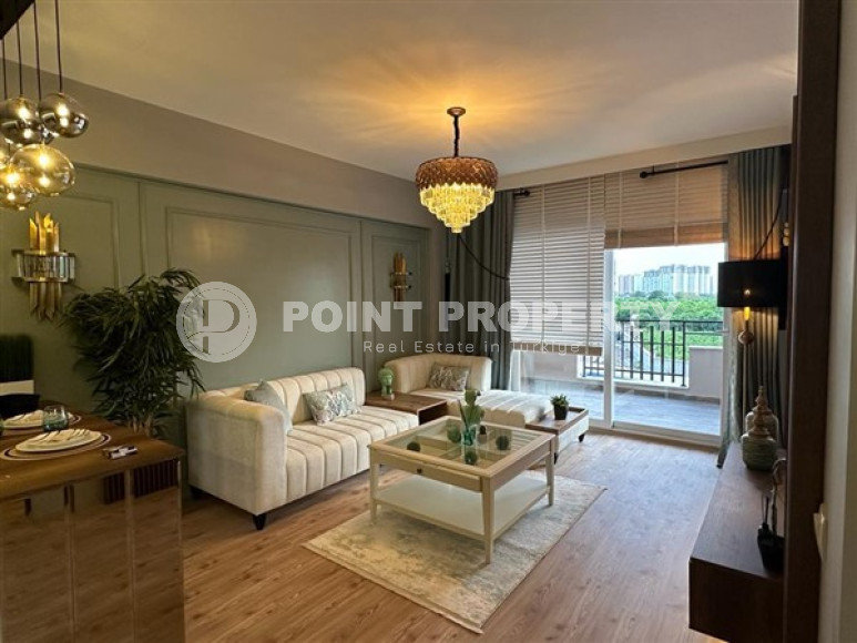 Недорогая квартира 1+1, с дизайнерским интерьером в 200 метрах от моря в районе Чешмели, Мерсин-id-2674-фото-4