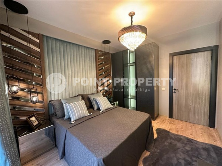 Недорогая квартира 1+1, с дизайнерским интерьером в 200 метрах от моря в районе Чешмели, Мерсин-id-2674-фото-9