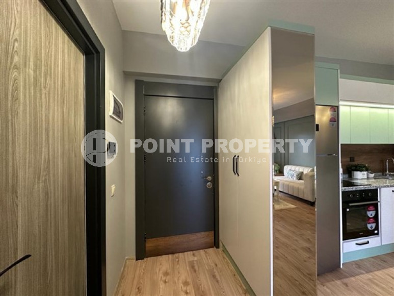 Недорогая квартира 1+1, с дизайнерским интерьером в 200 метрах от моря в районе Чешмели, Мерсин-id-2674-фото-10