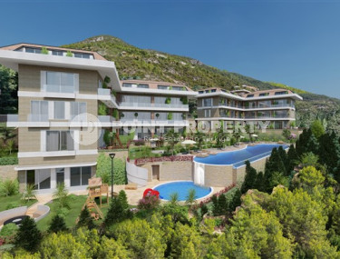 Apartments, in an elite complex, 45-210 m², at the initial stage of construction in the center of Alanya with installments-id-2676-photo-2