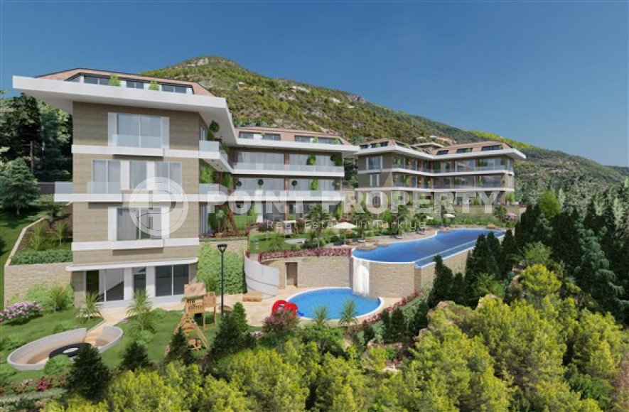 Квартиры, в элитном комплексе, 45-210м², на начальном этапе строительства в центре Алании с рассрочкой-id-2676-фото-2