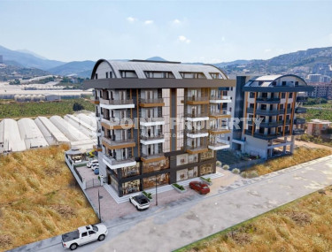 Апартаменты, 46-180м², в малоквартирном комплексе на этапе строительства в 250м от моря в районе Каргыджак-id-1235-фото-3