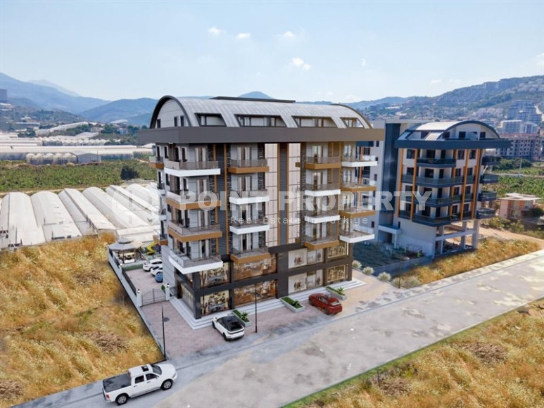 Апартаменты, 46-180м², в малоквартирном комплексе на этапе строительства в 250м от моря в районе Каргыджак-id-1235-фото-3