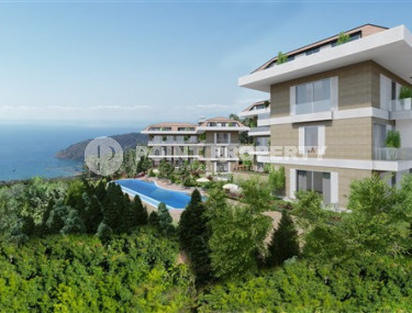 Apartments, in an elite complex, 45-210 m², at the initial stage of construction in the center of Alanya with installments-id-2676-photo-3