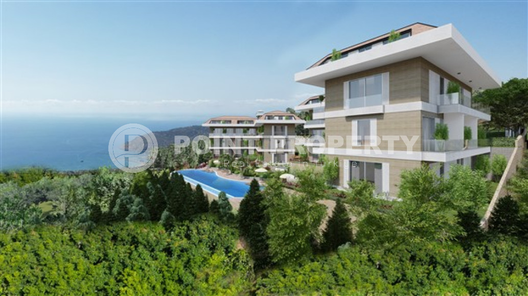 Квартиры, в элитном комплексе, 45-210м², на начальном этапе строительства в центре Алании с рассрочкой-id-2676-фото-3