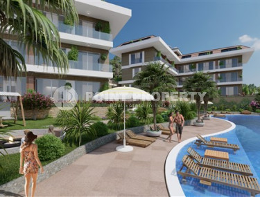 Apartments, in an elite complex, 45-210 m², at the initial stage of construction in the center of Alanya with installments-id-2676-photo-5