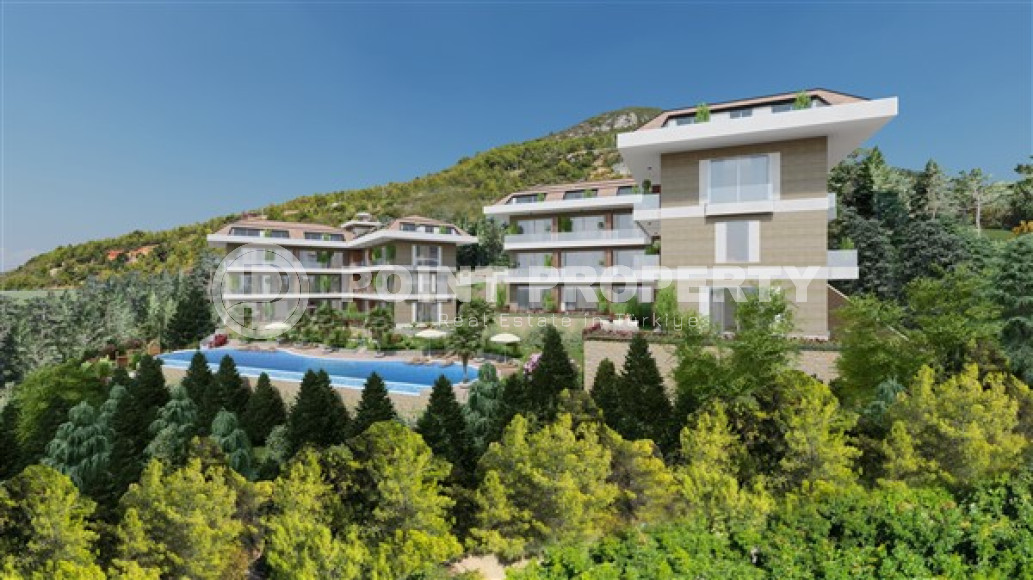 Квартиры, в элитном комплексе, 45-210м², на начальном этапе строительства в центре Алании с рассрочкой-id-2676-фото-6