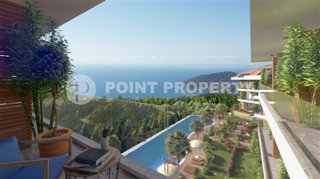 Квартиры, в элитном комплексе, 45-210м², на начальном этапе строительства в центре Алании с рассрочкой-id-2676-фото-7