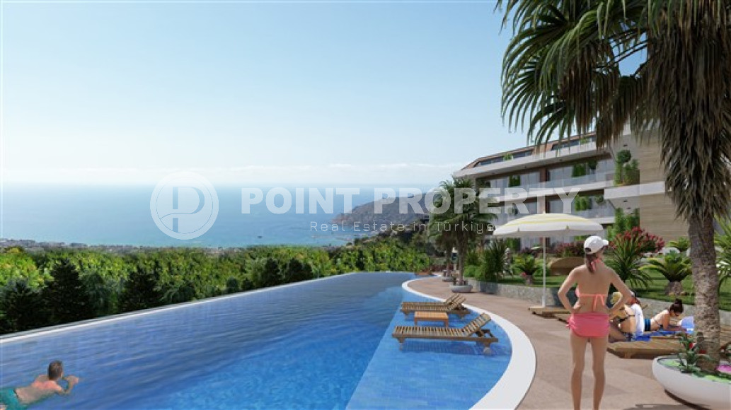 Квартиры, в элитном комплексе, 45-210м², на начальном этапе строительства в центре Алании с рассрочкой-id-2676-фото-9