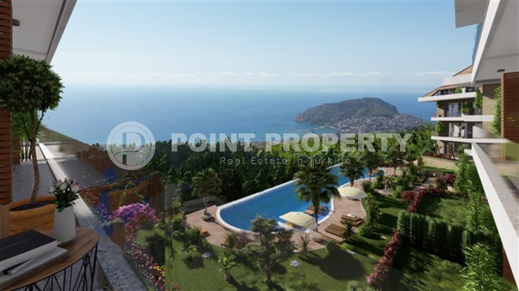 Квартиры, в элитном комплексе, 45-210м², на начальном этапе строительства в центре Алании с рассрочкой-id-2676-фото-13