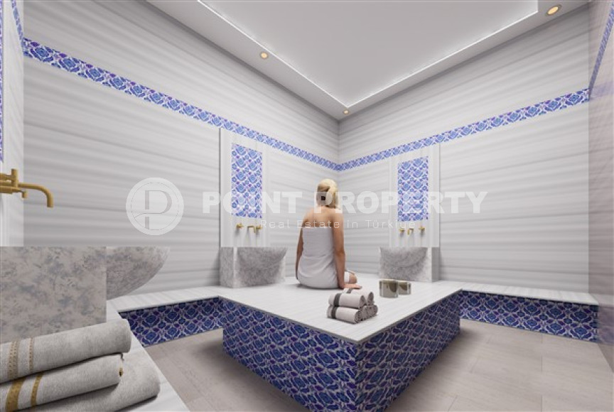 Квартиры, в элитном комплексе, 45-210м², на начальном этапе строительства в центре Алании с рассрочкой-id-2676-фото-20