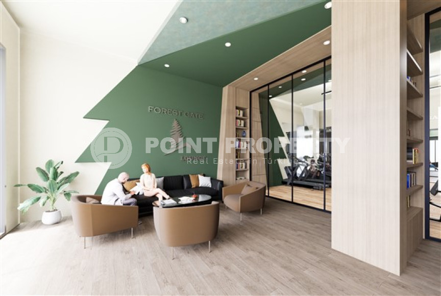 Квартиры, в элитном комплексе, 45-210м², на начальном этапе строительства в центре Алании с рассрочкой-id-2676-фото-22