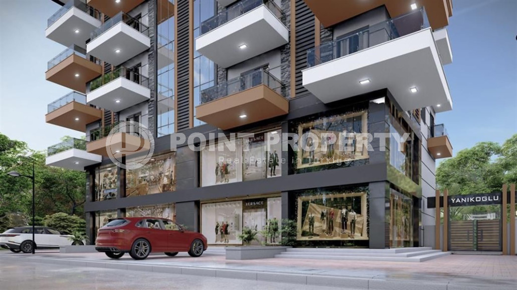 Апартаменты, 46-180м², в малоквартирном комплексе на этапе строительства в 250м от моря в районе Каргыджак-id-1235-фото-5