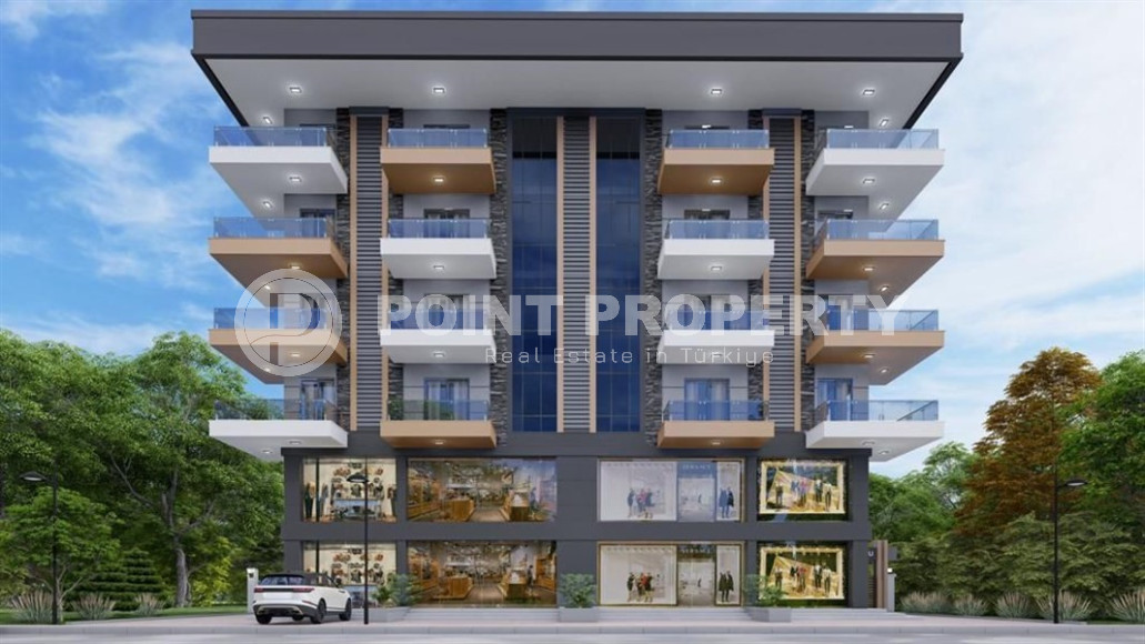 Апартаменты, 46-180м², в малоквартирном комплексе на этапе строительства в 250м от моря в районе Каргыджак-id-1235-фото-7