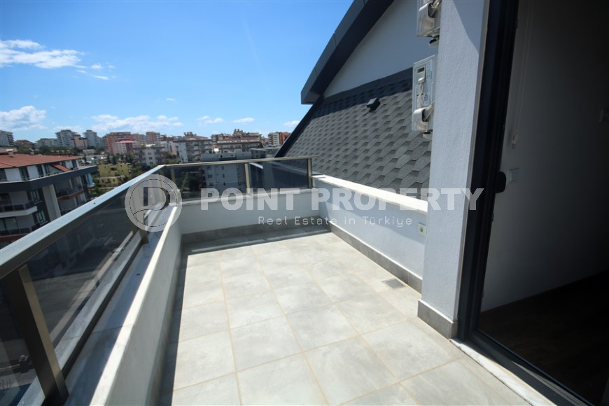 Spacious four bedroom duplex, 220m², overlooking Alanya Castle in Alanya - Oba-id-1236-photo-14