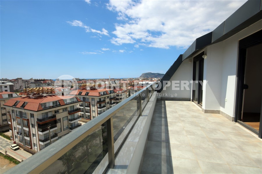 Spacious four bedroom duplex, 220m², overlooking Alanya Castle in Alanya - Oba-id-1236-photo-18