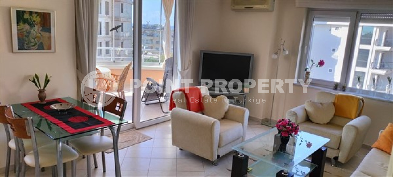 Меблированные трёхкомнатные апартаменты, 115 м2 укомплектованные мебелью и бытовой техникой, Тосмур, Аланья-id-2691-фото-2