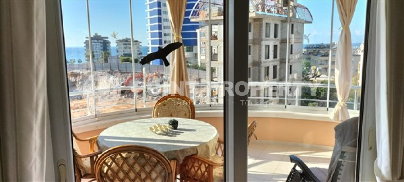 Меблированные трёхкомнатные апартаменты, 115 м2 укомплектованные мебелью и бытовой техникой, Тосмур, Аланья-id-2691-фото-5