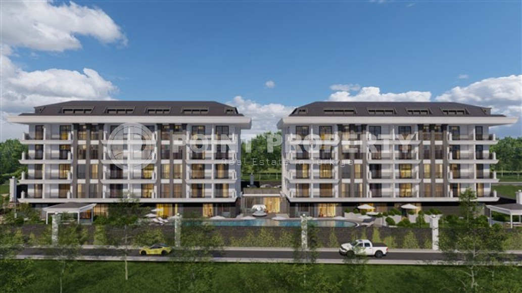 Квартиры, 52-111м², в резиденции на этапе планирования в районе Алании Паяллар по хорошей цене-id-2692-фото-1