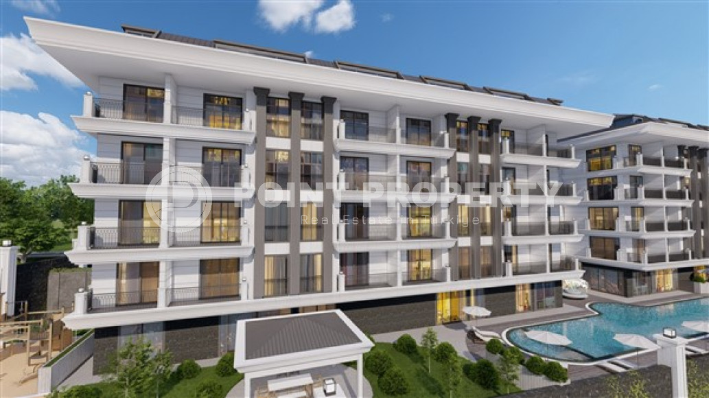 Квартиры, 52-111м², в резиденции на этапе планирования в районе Алании Паяллар по хорошей цене-id-2692-фото-5