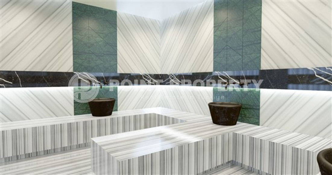 Квартиры, 52-111м², в резиденции на этапе планирования в районе Алании Паяллар по хорошей цене-id-2692-фото-17