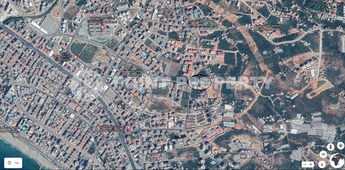 Spacious four bedroom duplex, 220m², overlooking Alanya Castle in Alanya - Oba-id-1236-photo-29