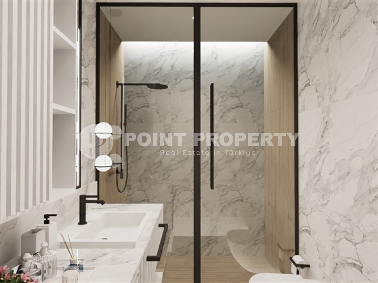 Квартиры, 52-111м², в резиденции на этапе планирования в районе Алании Паяллар по хорошей цене-id-2692-фото-47