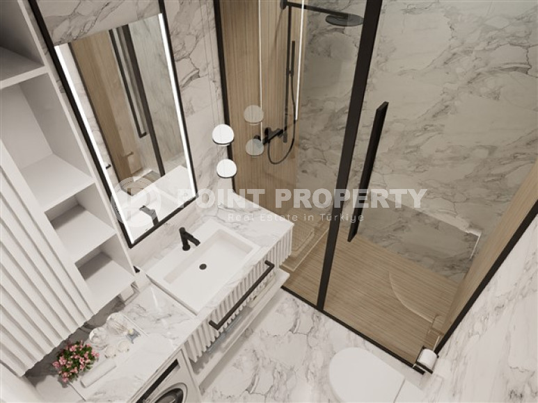 Квартиры, 52-111м², в резиденции на этапе планирования в районе Алании Паяллар по хорошей цене-id-2692-фото-48