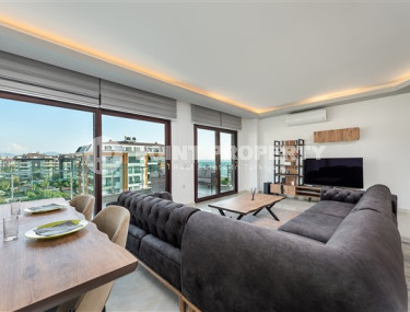 Меблированный пентхаус 4+1, 220м², с потрясающим видом на море и горы в районе Кестель, Алания-id-2693-фото-3