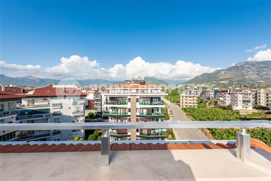 Меблированный пентхаус 4+1, 220м², с потрясающим видом на море и горы в районе Кестель, Алания-id-2693-фото-21