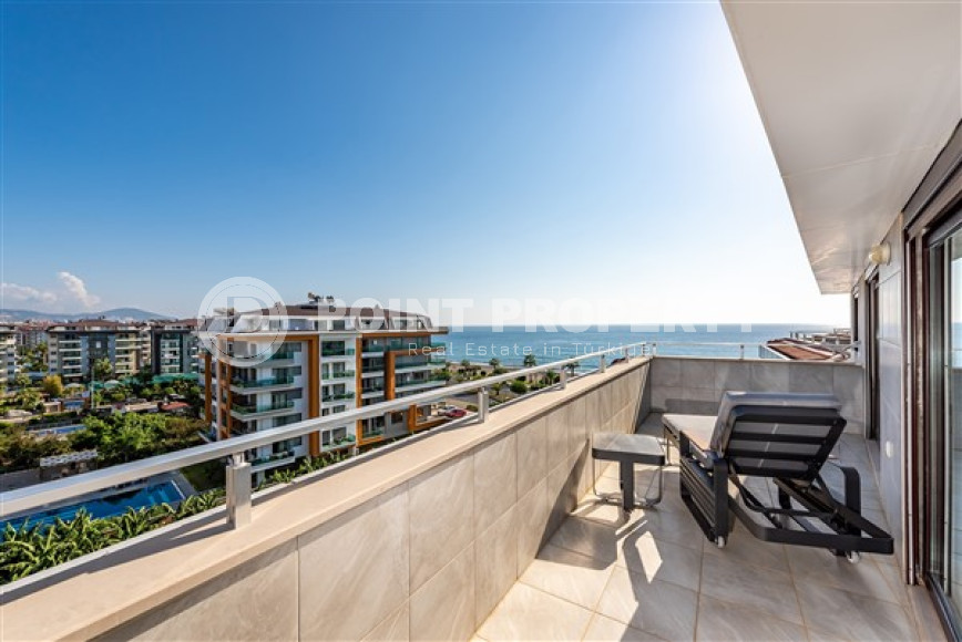 Меблированный пентхаус 4+1, 220м², с потрясающим видом на море и горы в районе Кестель, Алания-id-2693-фото-22