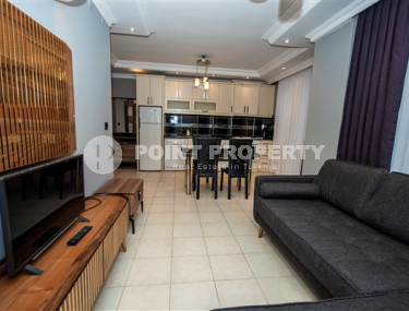 Compact and beautiful 1+1, 65 m2, on the 3rd floor of a low-rise building, 350 meters from the center of Alanya-id-2696-photo-3