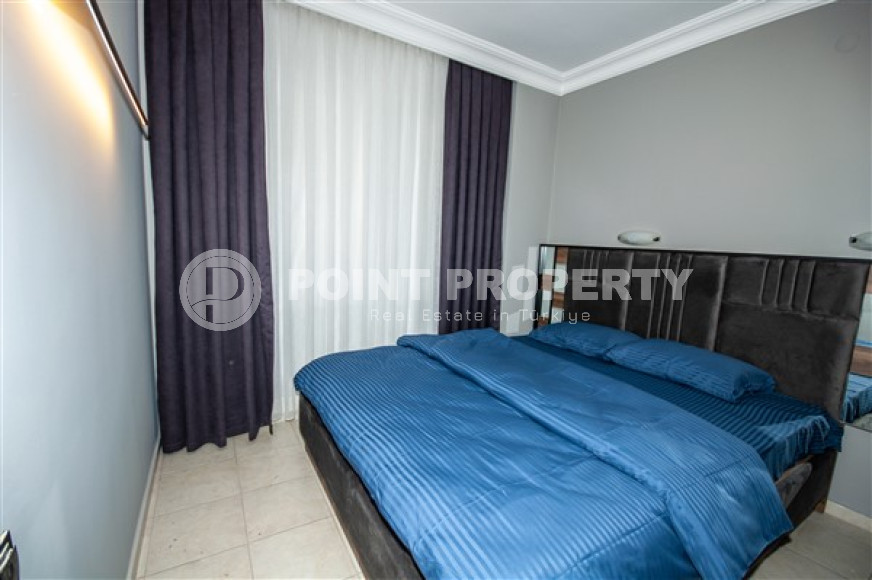 Compact and beautiful 1+1, 65 m2, on the 3rd floor of a low-rise building, 350 meters from the center of Alanya-id-2696-photo-9