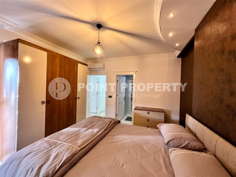 Three-room apartment 120 m2, in a house built in 2012, with sea views, in the center of Alanya-id-2698-photo-7