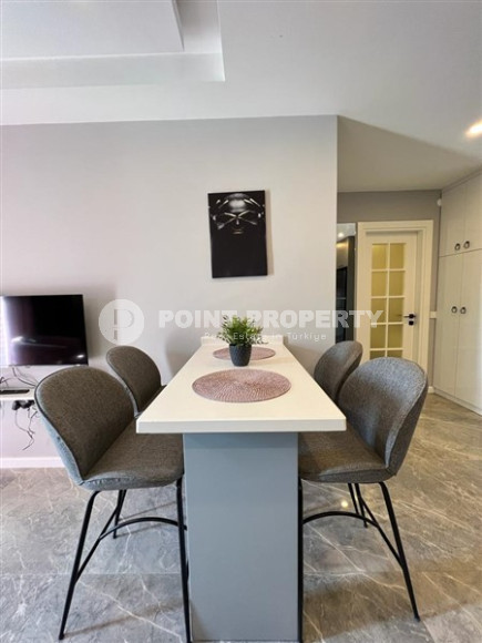 Classic apartment 1+1, 52 m2, furnished in a complex with infrastructure, Alanya center-id-2699-photo-7