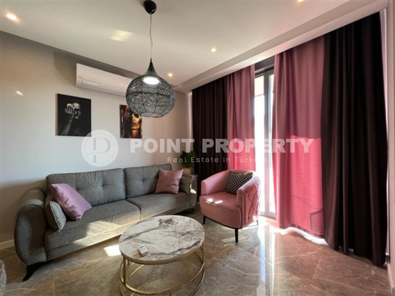 Classic apartment 1+1, 52 m2, furnished in a complex with infrastructure, Alanya center-id-2699-photo-8