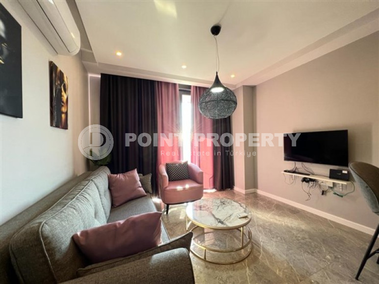 Classic apartment 1+1, 52 m2, furnished in a complex with infrastructure, Alanya center-id-2699-photo-10