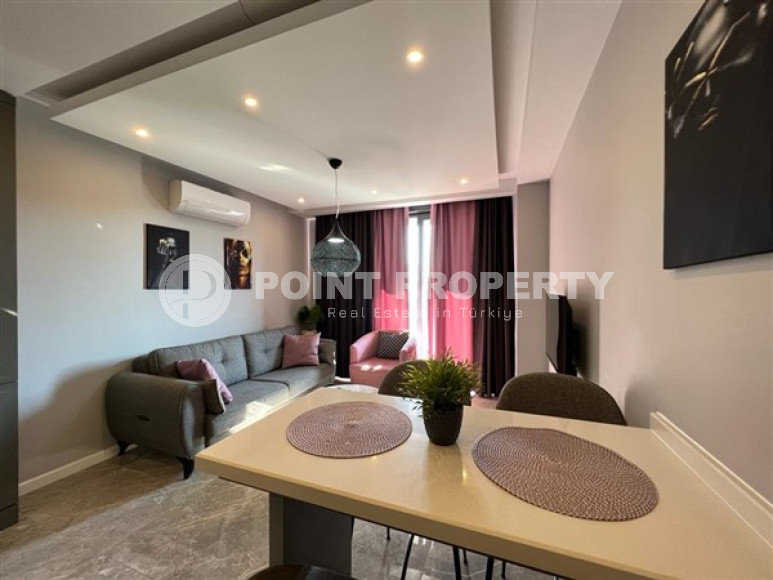 Classic apartment 1+1, 52 m2, furnished in a complex with infrastructure, Alanya center-id-2699-photo-13