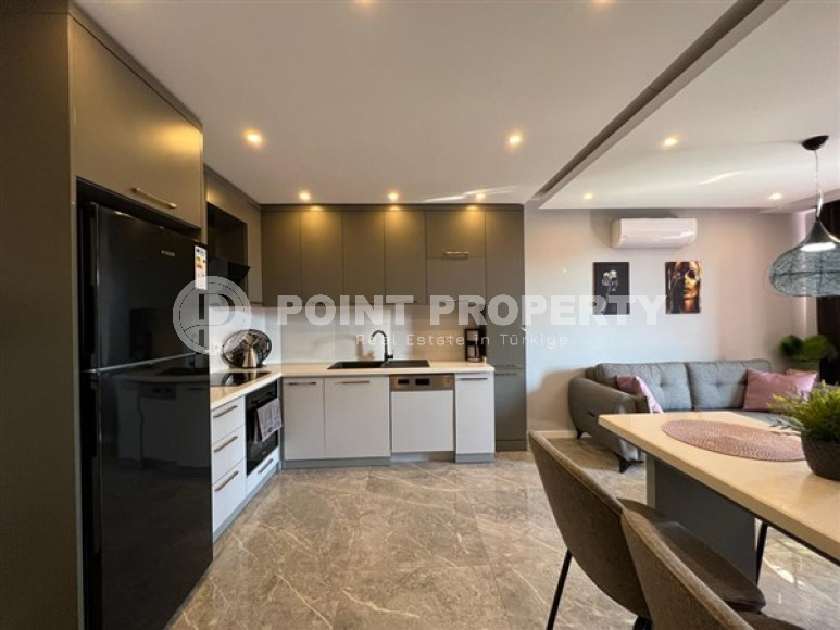 Classic apartment 1+1, 52 m2, furnished in a complex with infrastructure, Alanya center-id-2699-photo-14