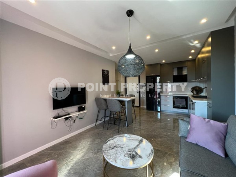 Classic apartment 1+1, 52 m2, furnished in a complex with infrastructure, Alanya center-id-2699-photo-17