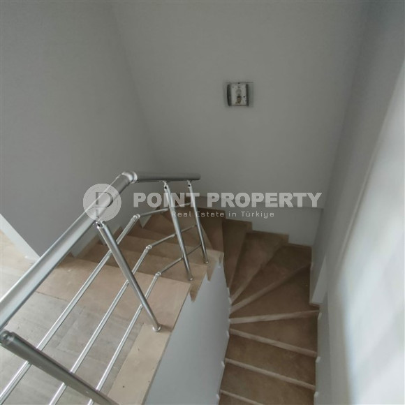 Lovely 3+1 duplex with an area of 110 m2 with fine finishing and a kitchen unit, in a low-rise complex with mountain views, Kestel, Alanya-id-2703-photo-11