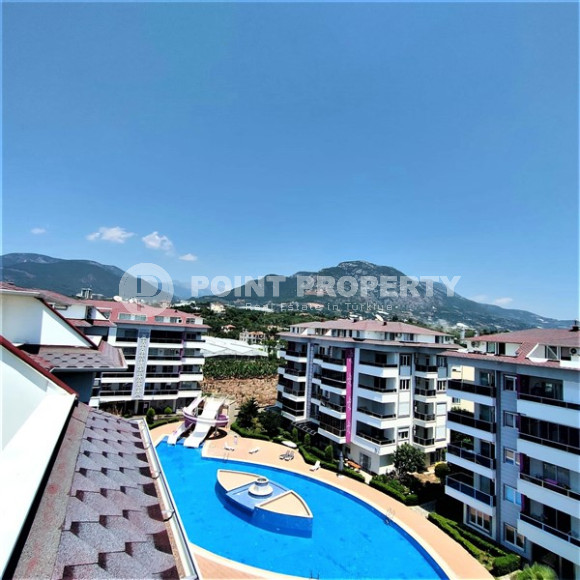 Lovely 3+1 duplex with an area of 110 m2 with fine finishing and a kitchen unit, in a low-rise complex with mountain views, Kestel, Alanya-id-2703-photo-17