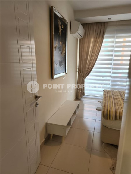 Уютная укомплектованная квартира 1+1в элитном комплексе, в 200м от моря в районе Алании - Кестель-id-1238-фото-2