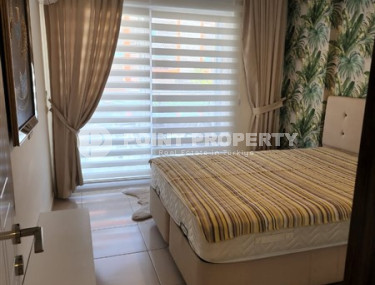 Уютная укомплектованная квартира 1+1в элитном комплексе, в 200м от моря в районе Алании - Кестель-id-1238-фото-3