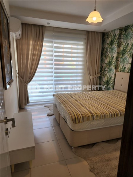 Уютная укомплектованная квартира 1+1в элитном комплексе, в 200м от моря в районе Алании - Кестель-id-1238-фото-3