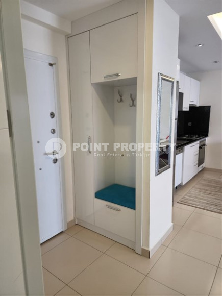 Уютная укомплектованная квартира 1+1в элитном комплексе, в 200м от моря в районе Алании - Кестель-id-1238-фото-4