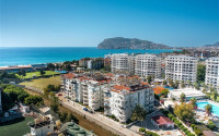 Bright three-room apartment with luxurious balconies, furnished, in Oba area, Alanya, 95 m2-id-2707-photo-1