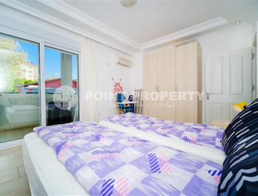 Bright three-room apartment with luxurious balconies, furnished, in Oba area, Alanya, 95 m2-id-2707-photo-5