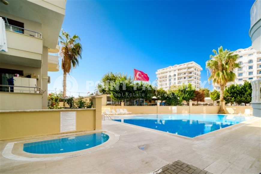 Bright three-room apartment with luxurious balconies, furnished, in Oba area, Alanya, 95 m2-id-2707-photo-17